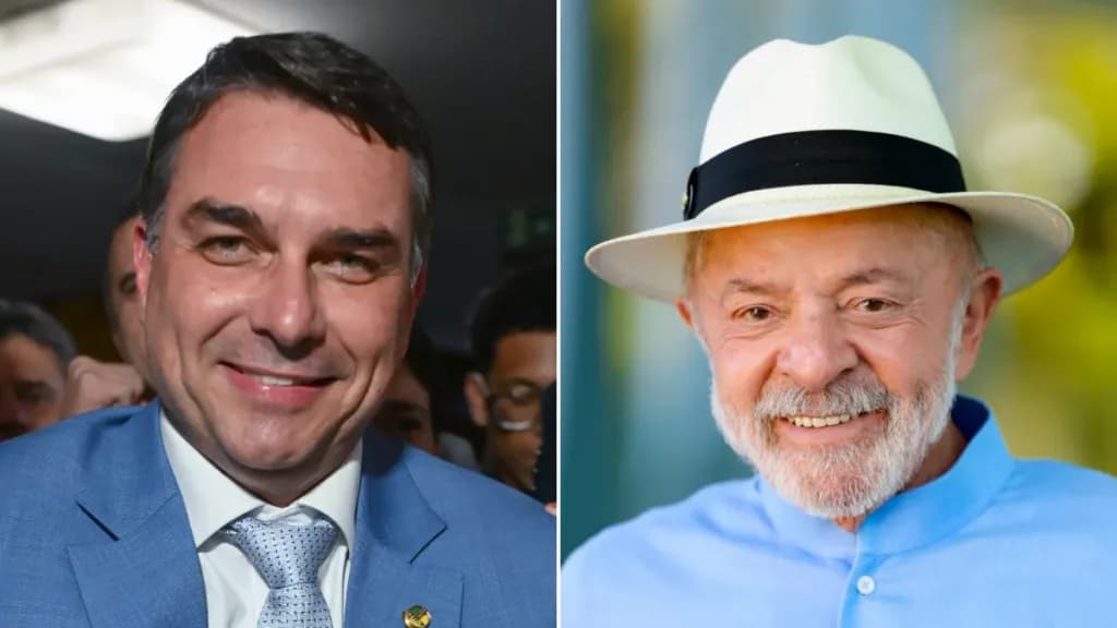 Flávio Bolsonaro e Lula - Fotos: Ton Molina/Agência Senado e Ricardo Stuckert (CC BY-SA 4.0)
