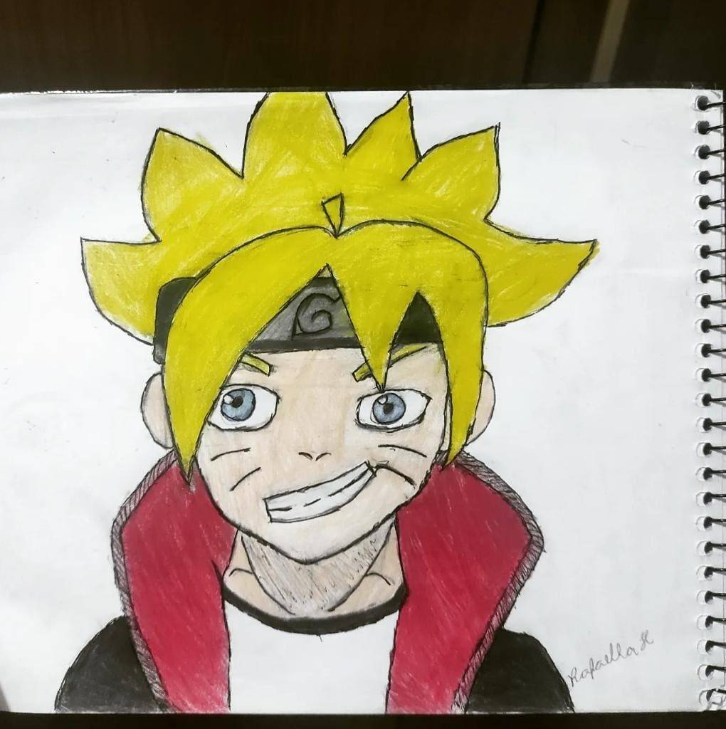 Boruto e Naruto Desenho  Naruto desenho, Desenho, Boruto