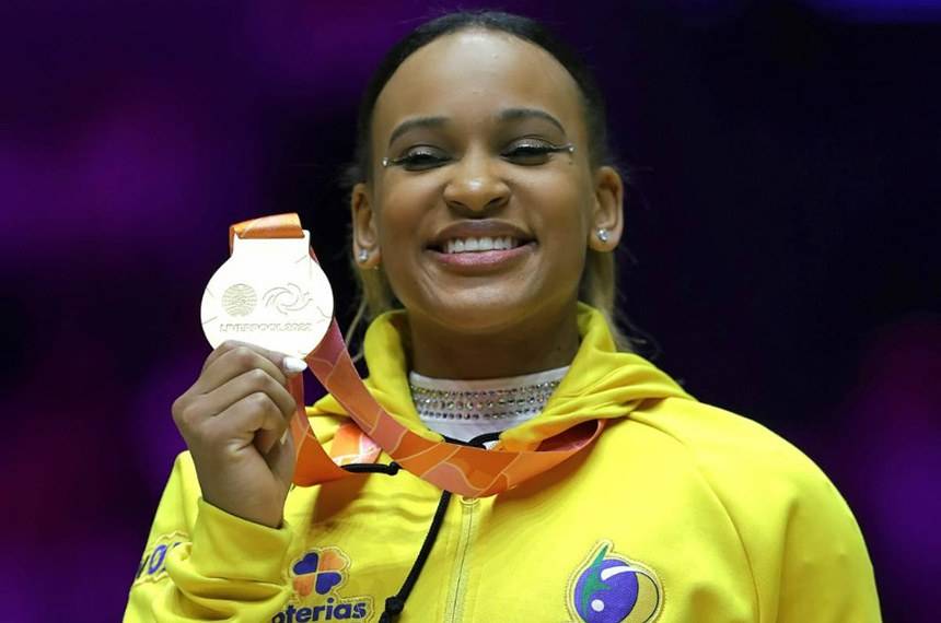 Rebeca Andrade supera Biles e é ouro na final do salto no Mundial de Ginástica  Artística