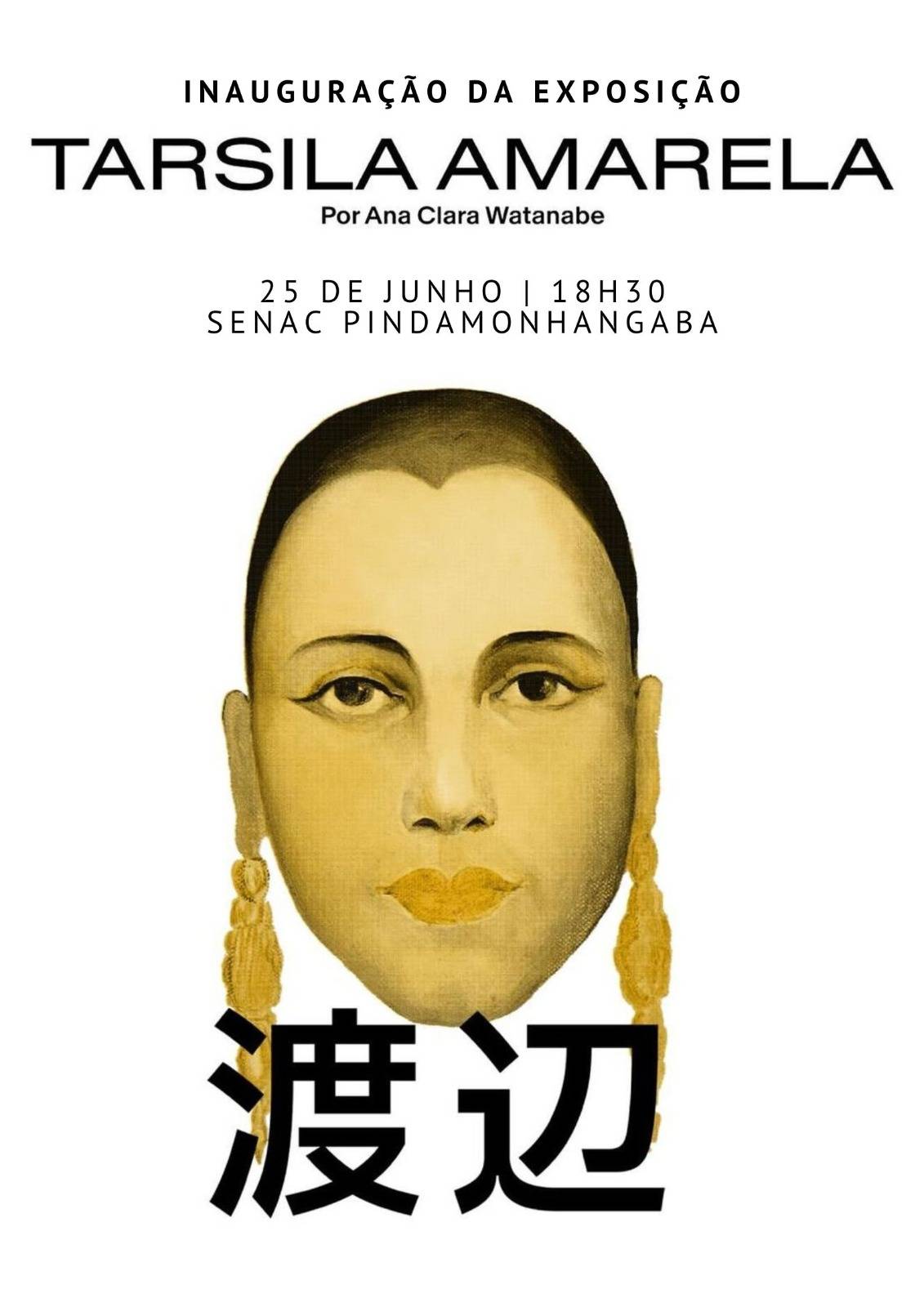 Senac Pinda tem exposição em homenagem à Tarsila do Amaral