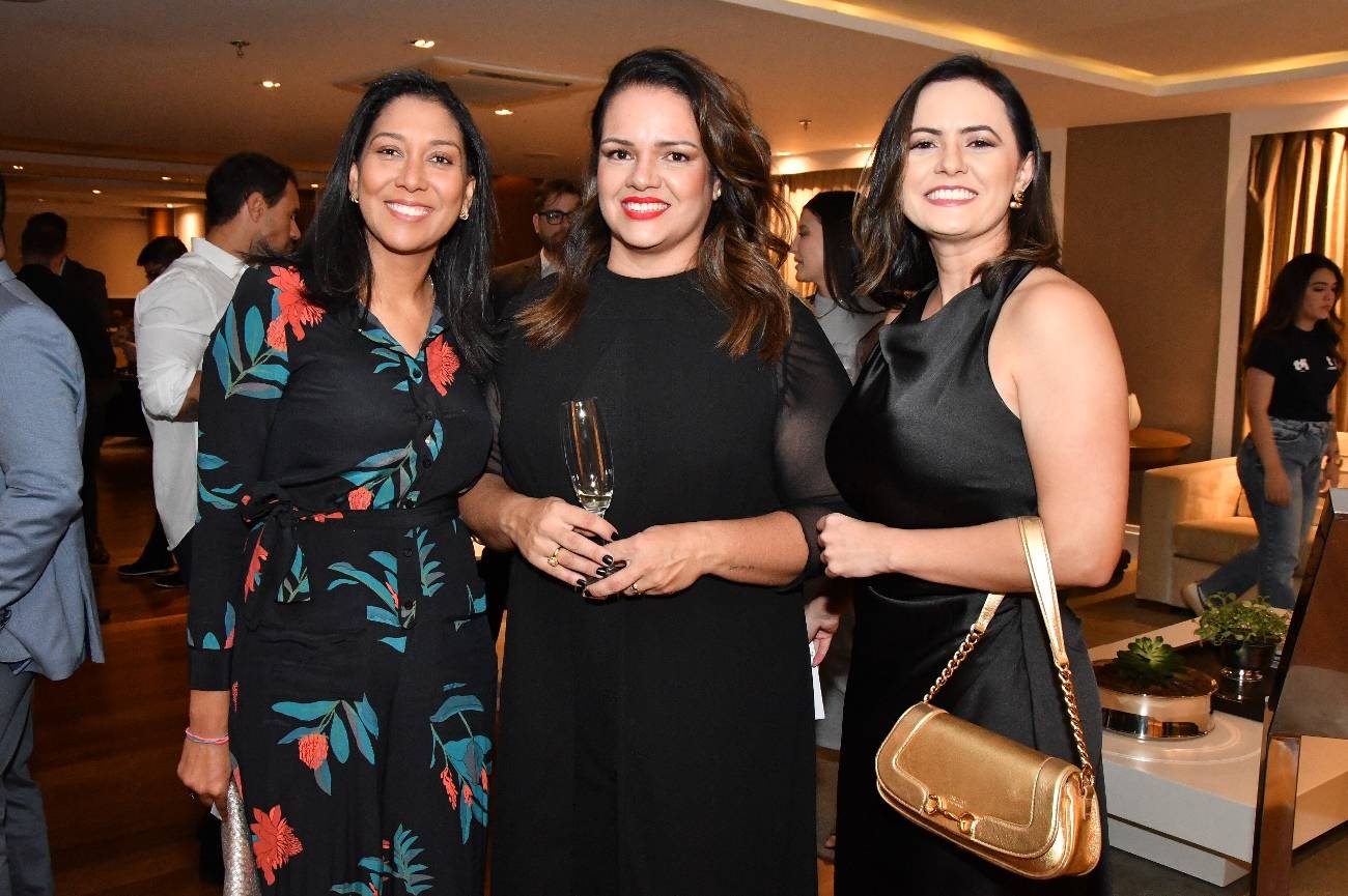 Carla Lemos, Raquel Botelho e Simone Mello