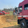 São José; Incêndio atinge área de vegetação em São José 