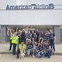 Alunos de Engenharia Aeronáutica da Univap visitam hangar da American Airlines 