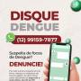 Jacareí lança novo canal de denúncias sobre dengue via WhatsApp