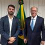 Prefeito de Taubaté, Sérgio Victor, se reúne com Geraldo Alckmin