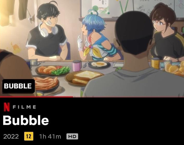 Bubble (Trailer Dublado), Netflix disponibiliza novo trailer e teasers de  Bubble! O novo filme da Wit Studio estreia dia 28 de abril na plataforma.
